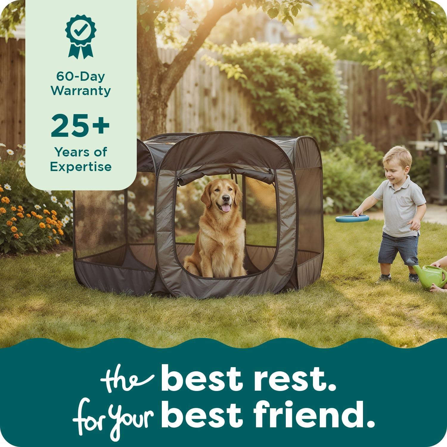 imageFurHaven Portable Pet Playpen for Dogs ampamp Cats Extra Large Indoor Kitten Playpen with Mesh Sides Foldable Dog Playpen for Small Dogs Pop Up Travel Dog Pen XLarge Sailor BlueGreen Pink