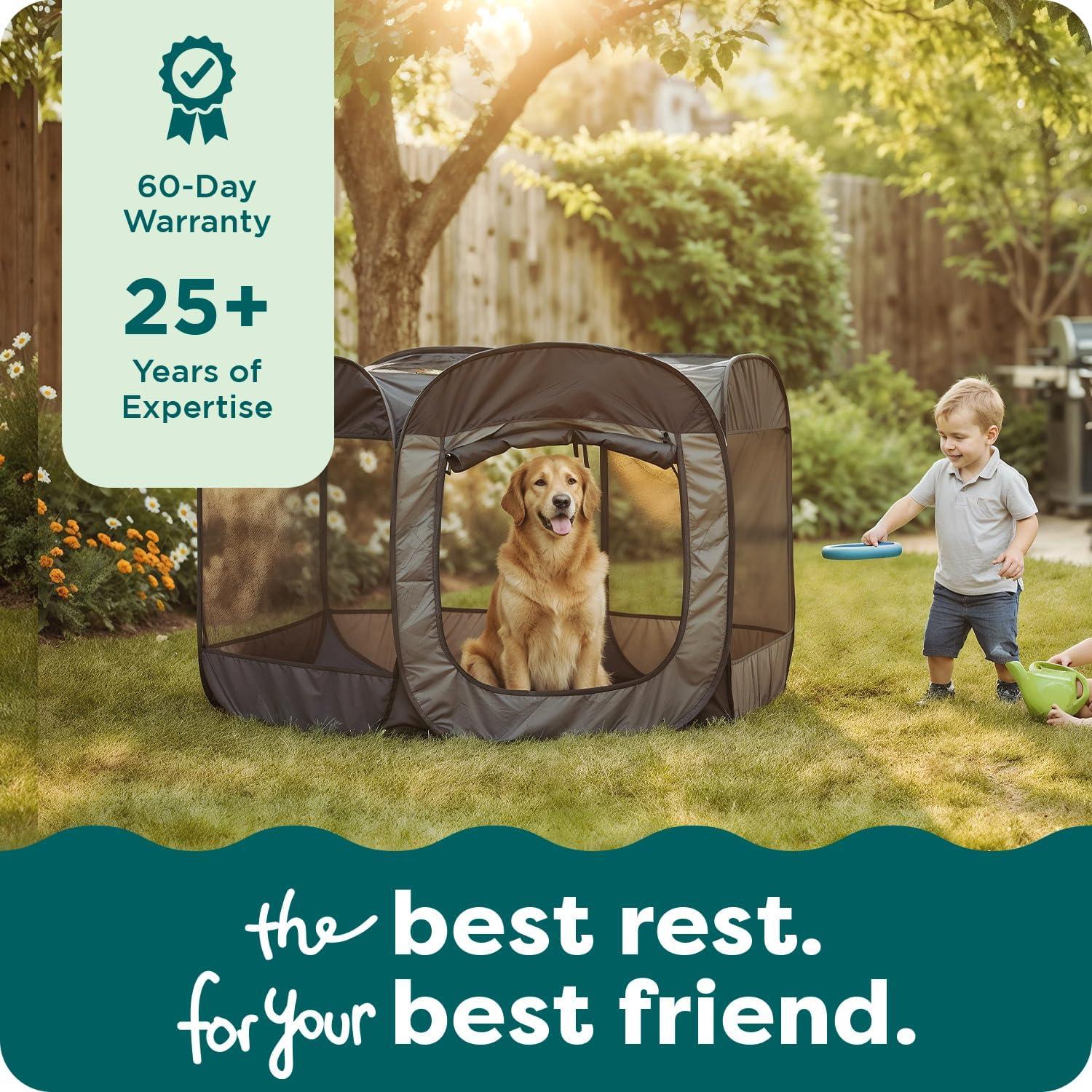 imageFurHaven Portable Pet Playpen for Dogs ampamp Cats Extra Large Indoor Kitten Playpen with Mesh Sides Foldable Dog Playpen for Small Dogs Pop Up Travel Dog Pen XLarge Sailor BlueGray