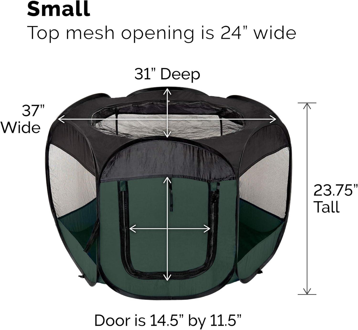 imageFurHaven Portable Pet Playpen for Dogs ampamp Cats Extra Large Indoor Kitten Playpen with Mesh Sides Foldable Dog Playpen for Small Dogs Pop Up Travel Dog Pen XLarge Sailor BlueHunter Green