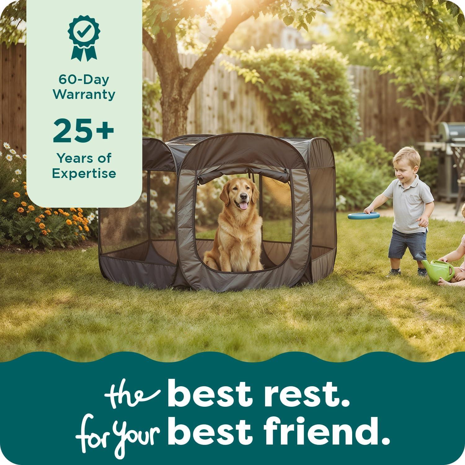 imageFurHaven Portable Pet Playpen for Dogs ampamp Cats Extra Large Indoor Kitten Playpen with Mesh Sides Foldable Dog Playpen for Small Dogs Pop Up Travel Dog Pen XLarge Sailor BlueGreen Pink