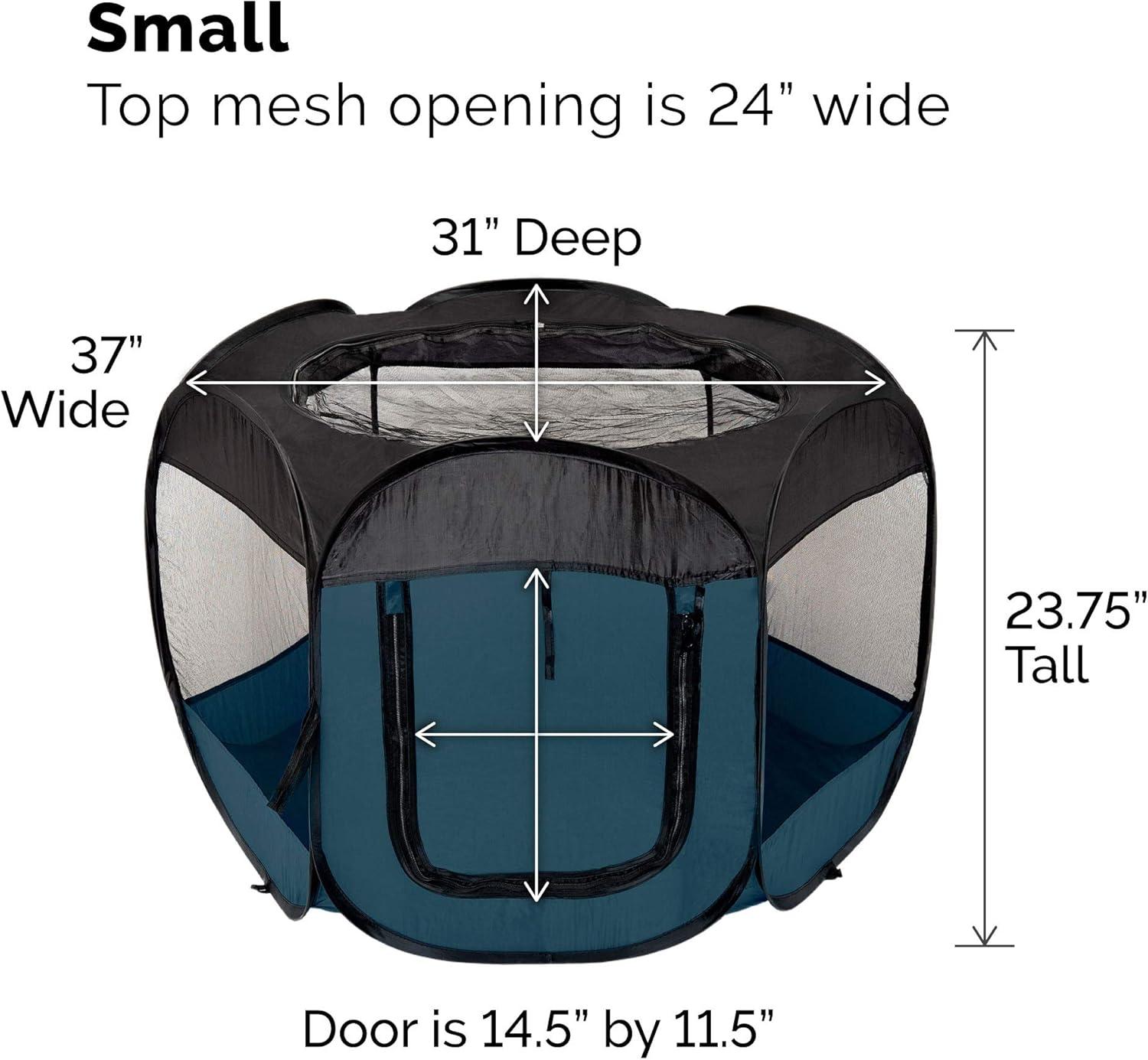 imageFurHaven Portable Pet Playpen for Dogs ampamp Cats Extra Large Indoor Kitten Playpen with Mesh Sides Foldable Dog Playpen for Small Dogs Pop Up Travel Dog Pen XLarge Sailor BlueSailor Blue