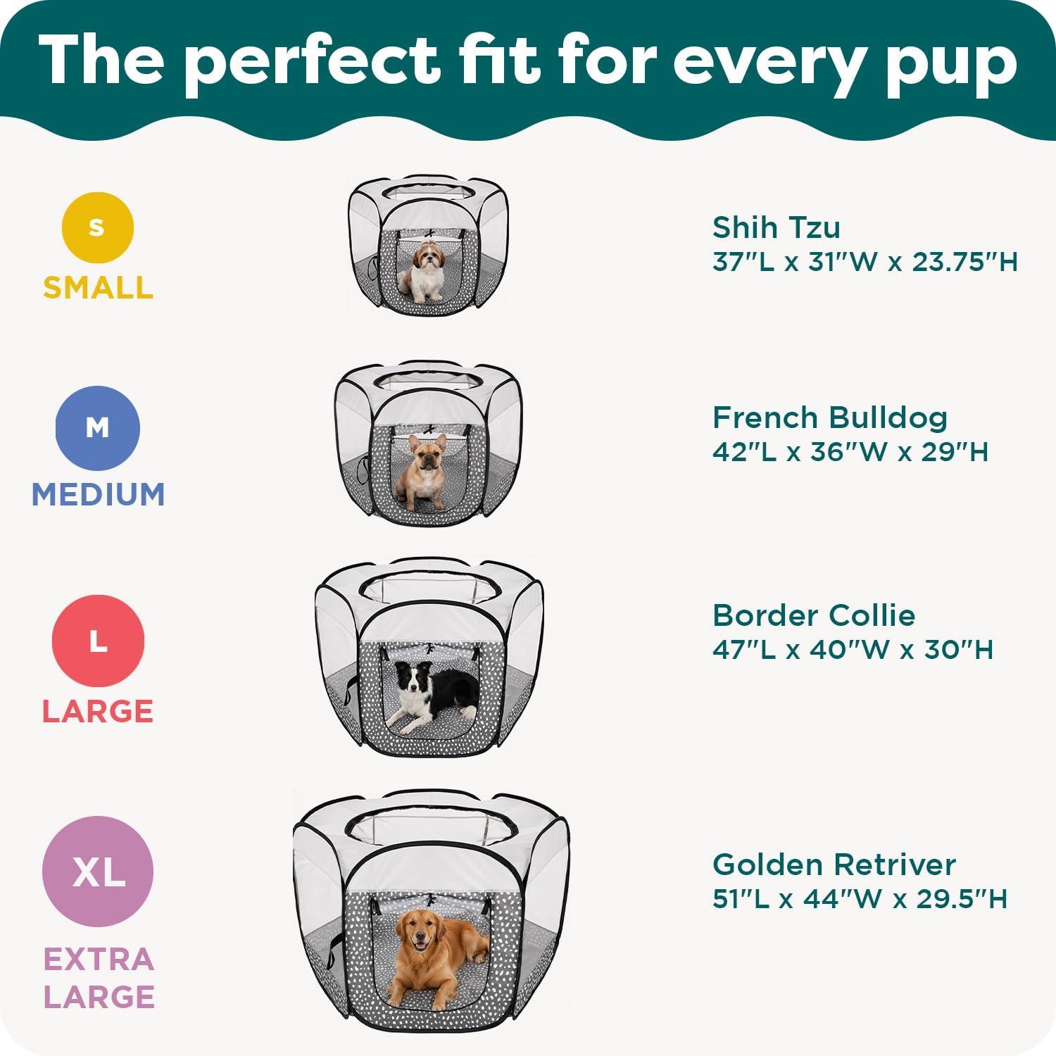 imageFurHaven Portable Pet Playpen for Dogs ampamp Cats Extra Large Indoor Kitten Playpen with Mesh Sides Foldable Dog Playpen for Small Dogs Pop Up Travel Dog Pen XLarge Sailor BlueNavy