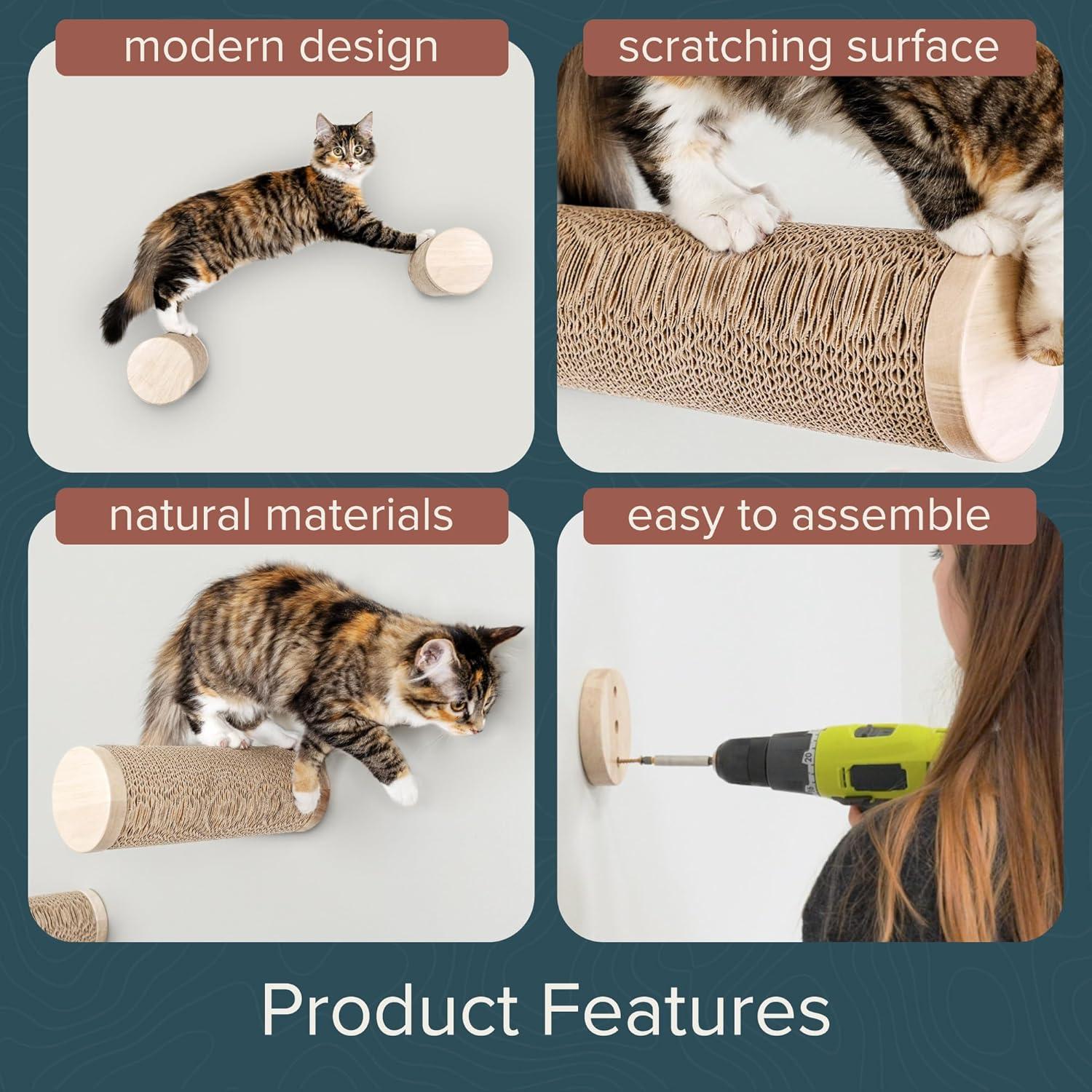 imageFurhaven 1575quot Tall Playground for Indoor Cats Ft Sisal Scratching Posts SelfGrooming Brush ampamp Toy Tiger Tough Hammock Interactive Playground Silver One SizeAscentials Milestone