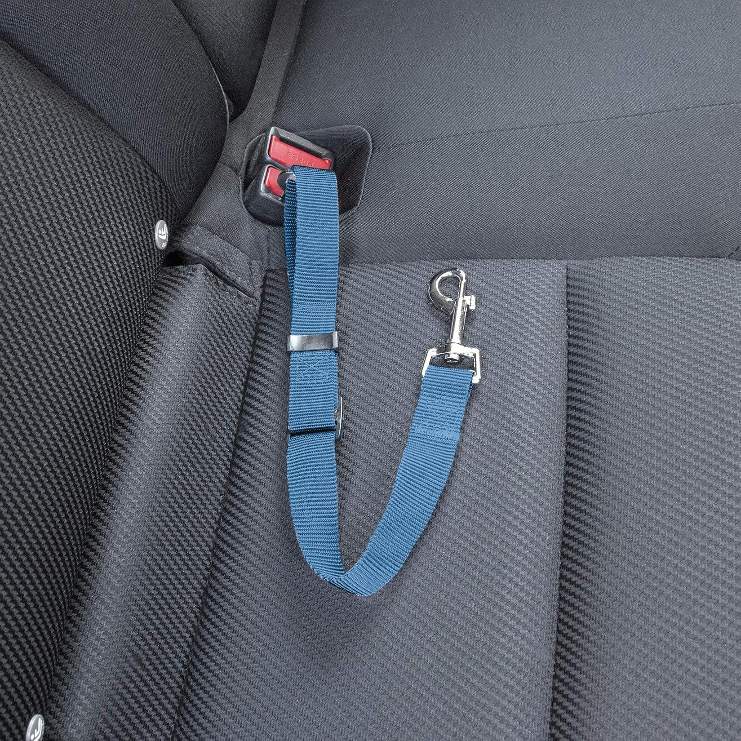 imageFurhaven Adjustable Pet Seat Belt for Cars ampamp Standard Vehicles Lagoon Blue One SizeLagoon Blue