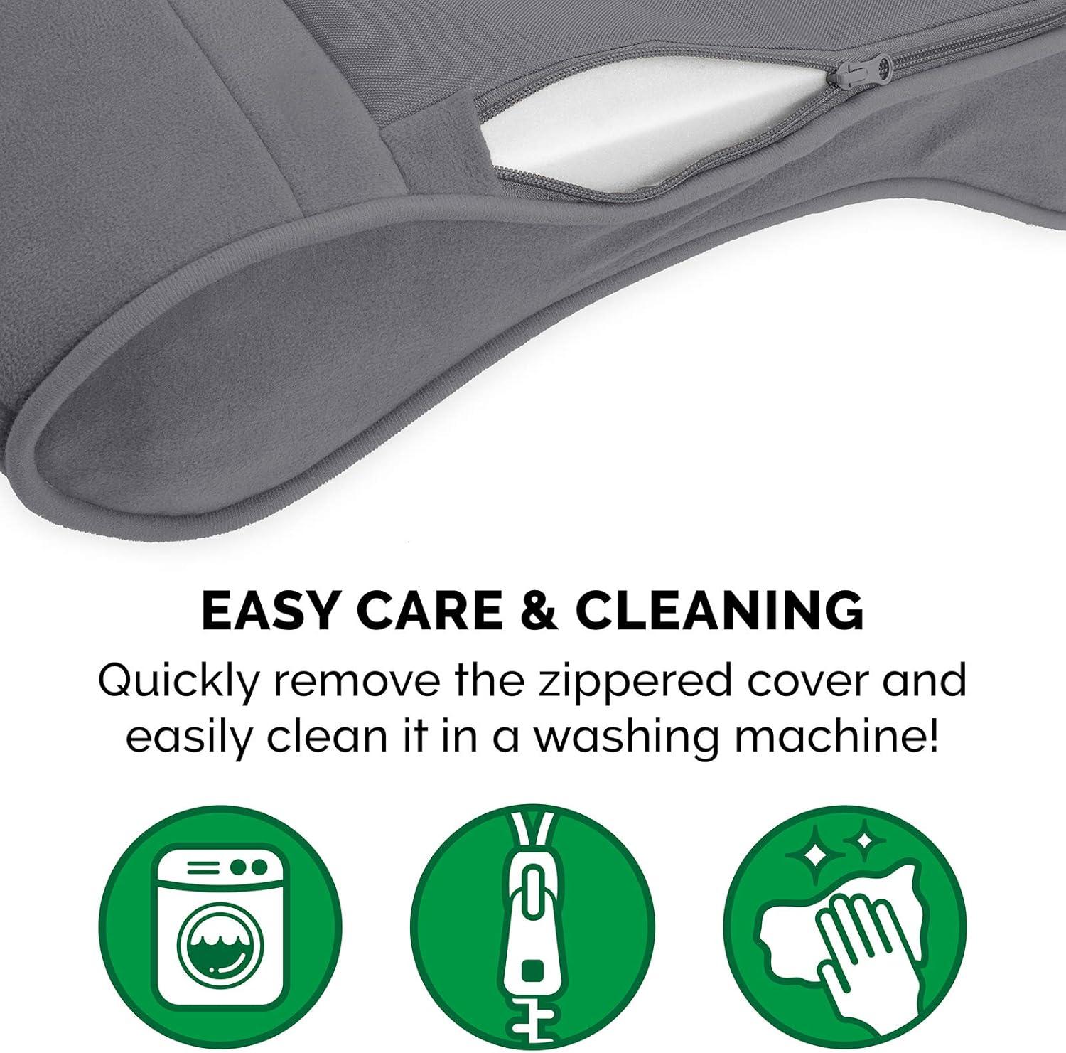 imageFurhaven Cooling Gel Dog Bed for Large Dogs w Removable Washable Cover For Dogs Up to 75 lbs Ultra Plush Faux Fur ampamp Suede Luxe Lounger Contour Mattress Chocolate JumboXLGray