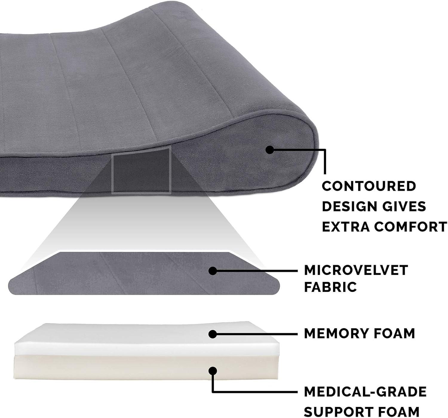 imageFurhaven Cooling Gel Dog Bed for Large Dogs w Removable Washable Cover For Dogs Up to 75 lbs Ultra Plush Faux Fur ampamp Suede Luxe Lounger Contour Mattress Chocolate JumboXLGray