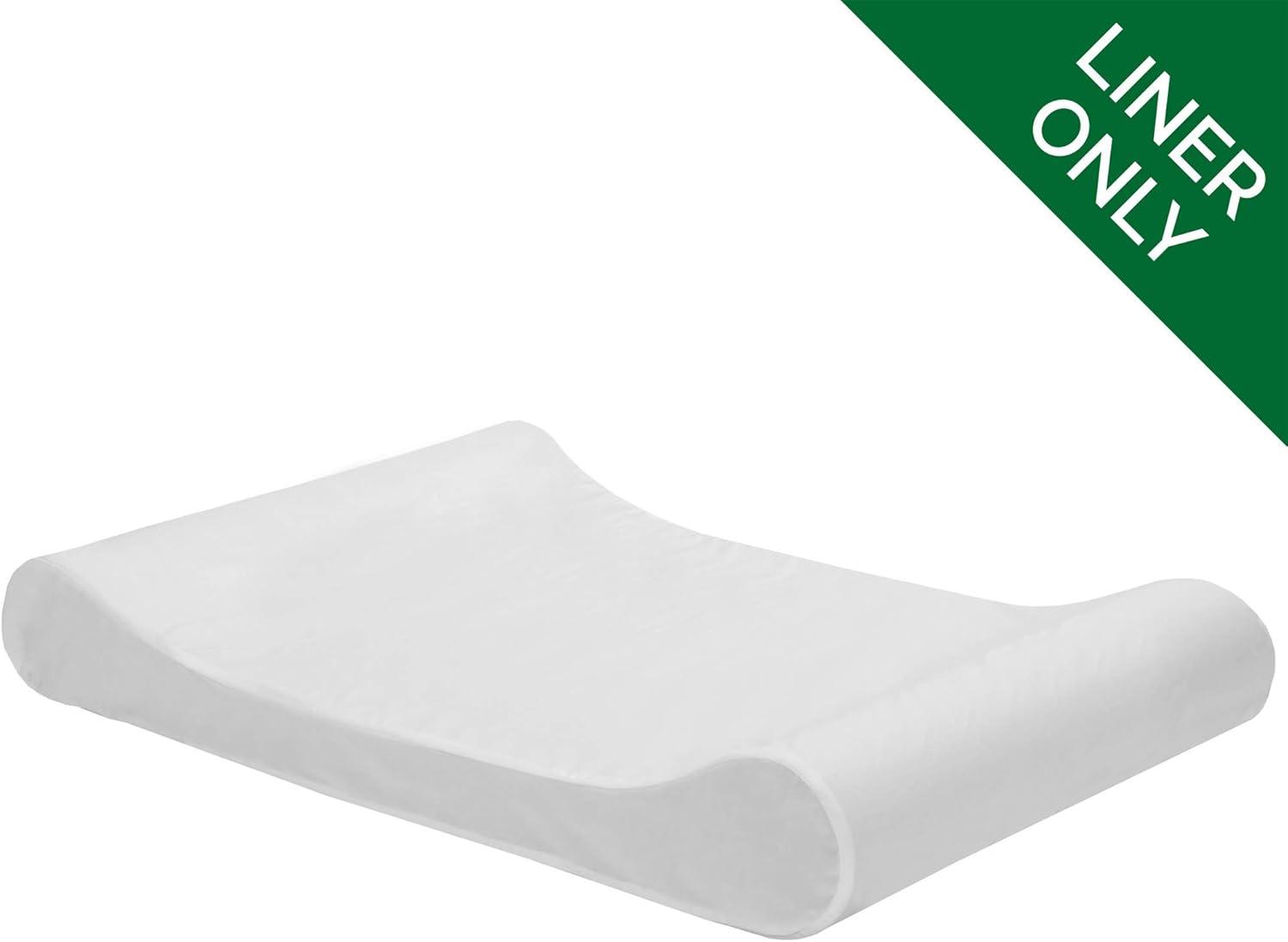 imageFurhaven Dog Bed Liner WaterResistant Contour Luxe Lounger Foam Mattress Protector Cover White Jumbo XLargeWhite