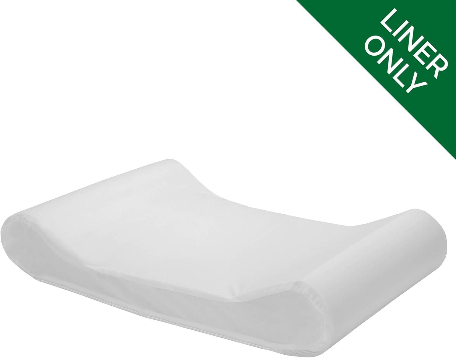 imageFurhaven Dog Bed Liner WaterResistant Contour Luxe Lounger Foam Mattress Protector Cover White Jumbo XLargeWhite