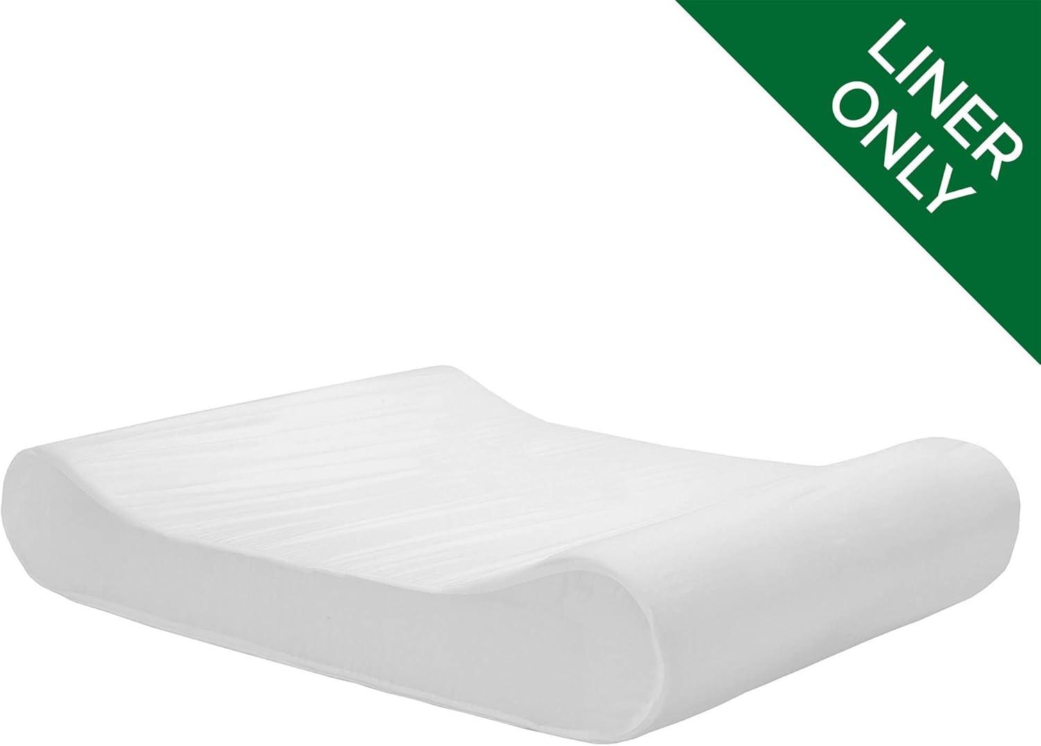 imageFurhaven Dog Bed Liner WaterResistant Contour Luxe Lounger Foam Mattress Protector Cover White Jumbo XLargeWhite