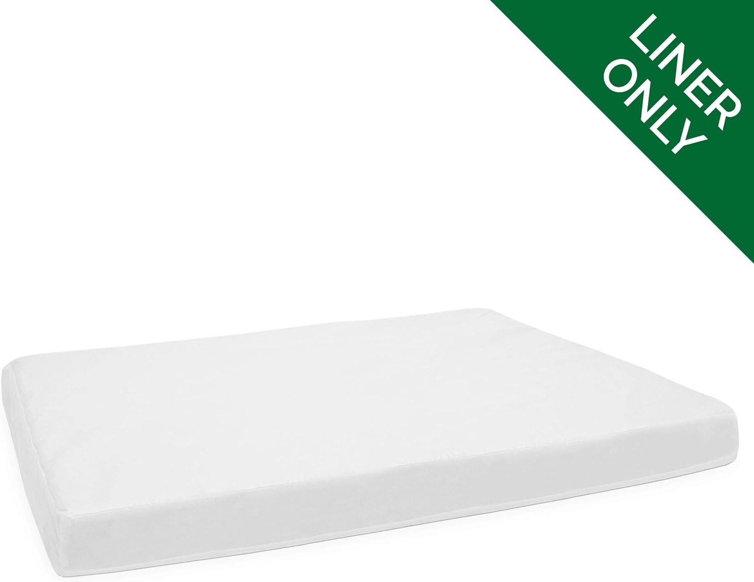 imageFurhaven Dog Bed Liner WaterResistant Foam Mattress Protector Cover White LargeWhite