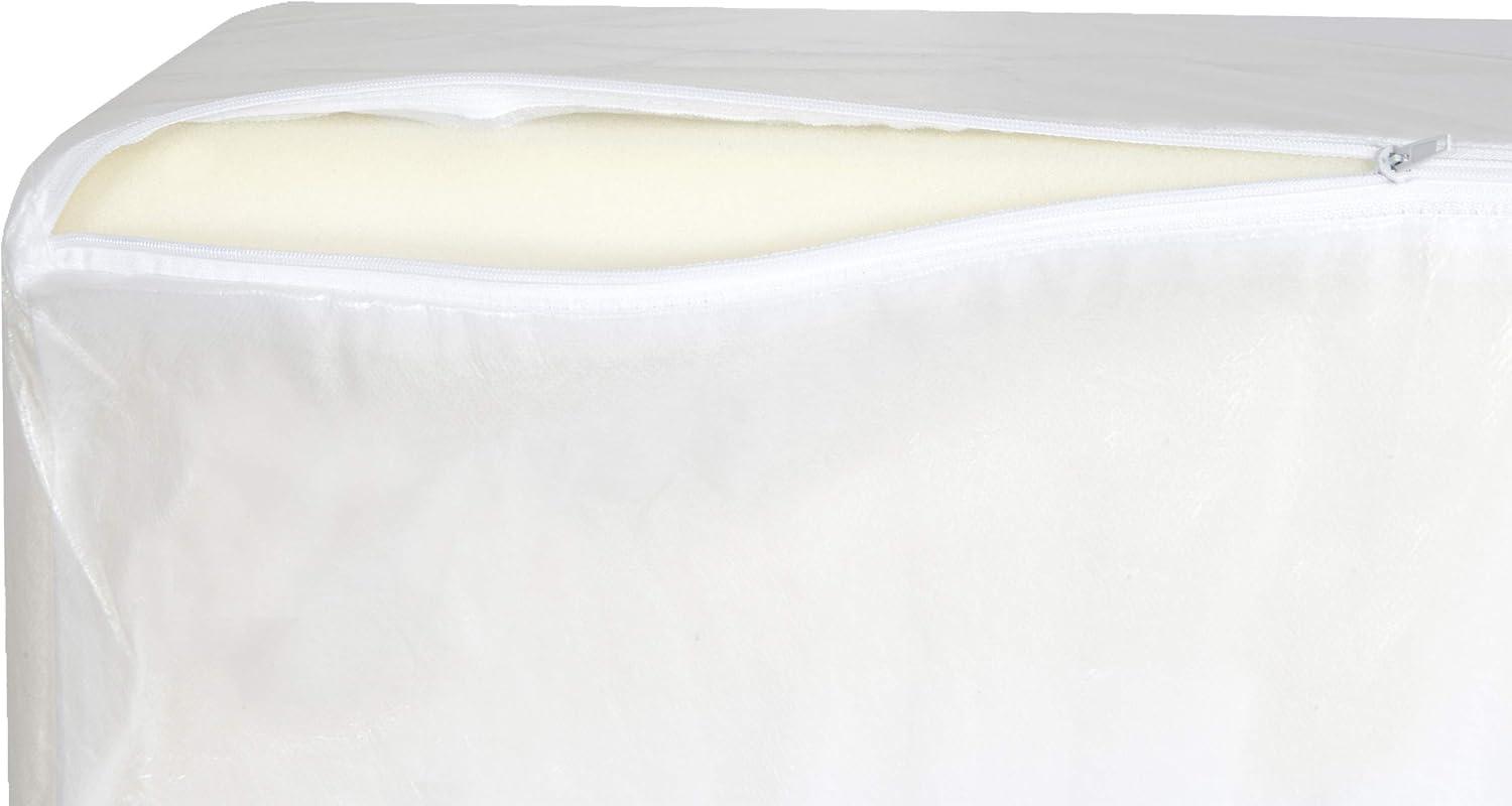 imageFurhaven Dog Bed Liner WaterResistant Foam Mattress Protector Cover White LargeWhite