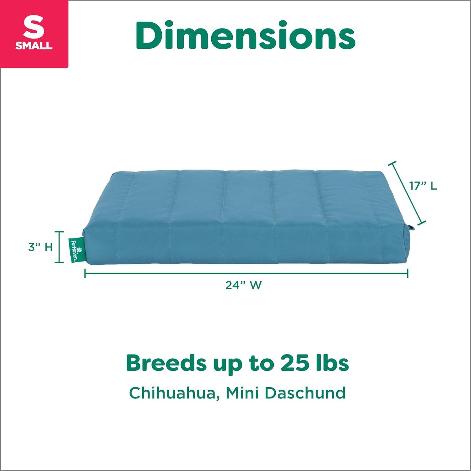 imageFurhaven Orthopedic Dog Bed for Large Dogs w Removable Washable Cover For Dogs Up to 95 lbs Ultra Plush Faux Fur ampamp Suede Mattress Gray JumboXLLagoon