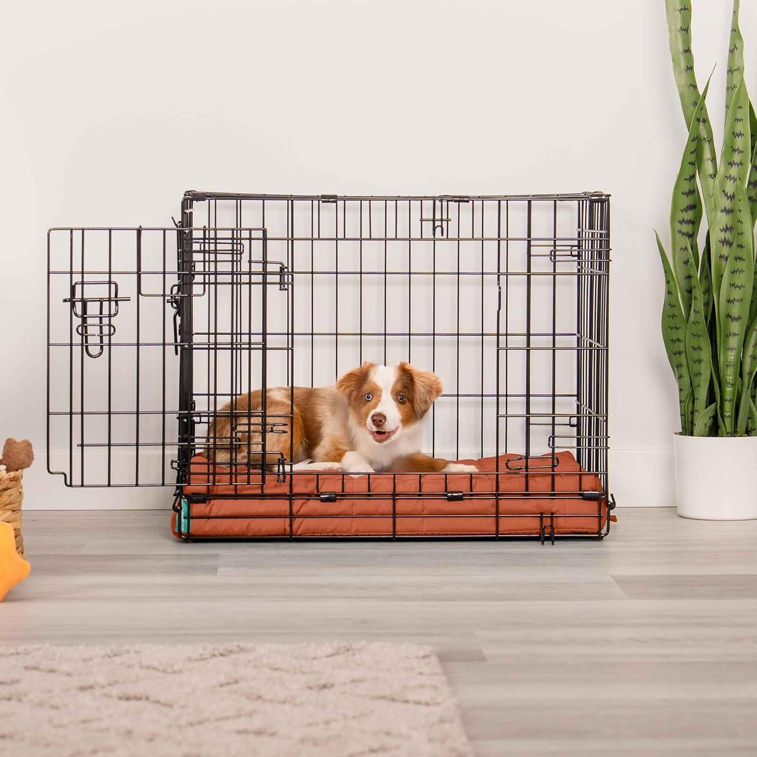 imageFurhaven Orthopedic Dog Bed for Large Dogs w Removable Washable Cover For Dogs Up to 95 lbs Ultra Plush Faux Fur ampamp Suede Mattress Gray JumboXLRust