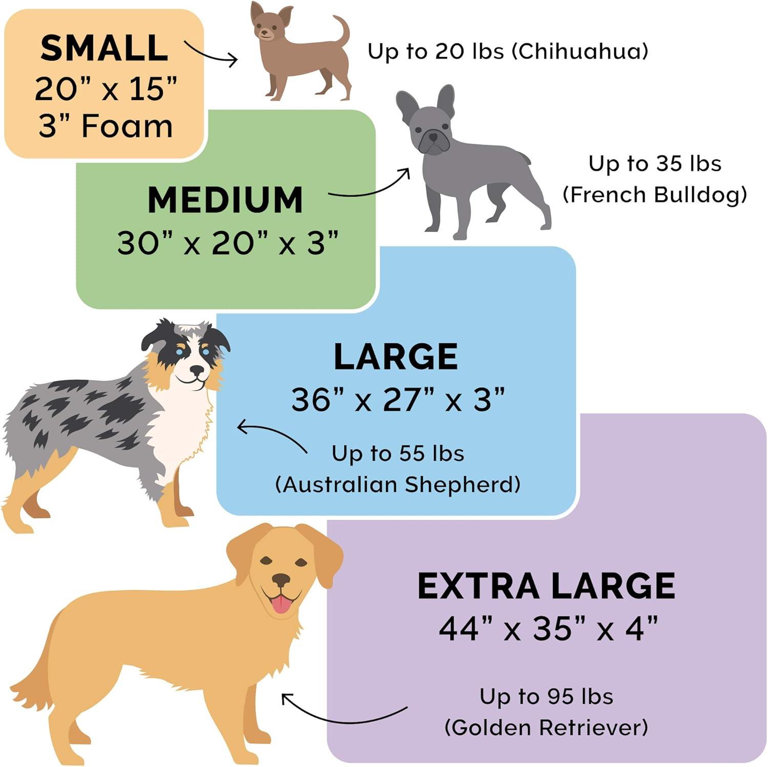 imageFurhaven Pillow Dog Bed for MediumSmall Dogs w Removable Washable Cover Ultra Plush Faux Fur ampamp Suede Mattress Cream MediumPaw Print Dark Espresso