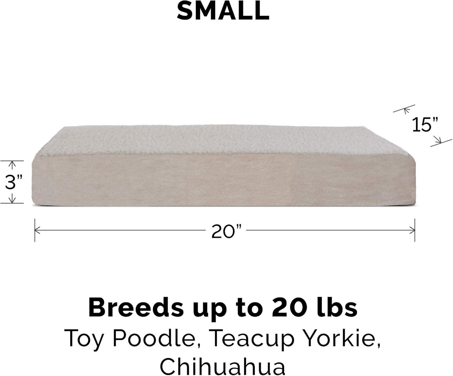 imageFurhaven Replacement Dog Bed Cover WaterResistant IndoorOutdoor Logo Print Oxford Polycanvas Mattress Washable Deep Lagoon Jumbo XLargeSherpa Suede Clay