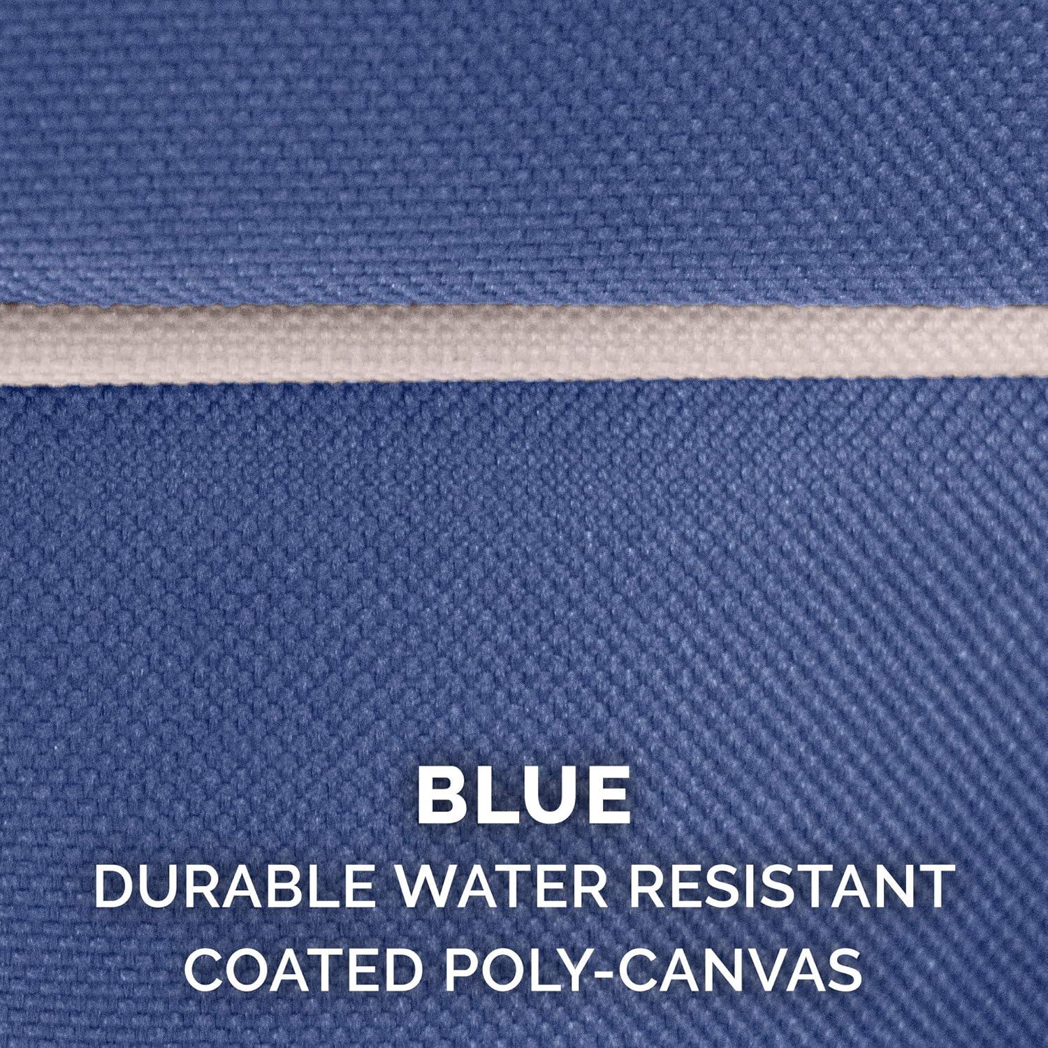 imageFurhaven Replacement Dog Bed Cover WaterResistant IndoorOutdoor Logo Print Oxford Polycanvas Mattress Washable Deep Lagoon Jumbo XLargeWaterResistant Solid Polycanvas Blue