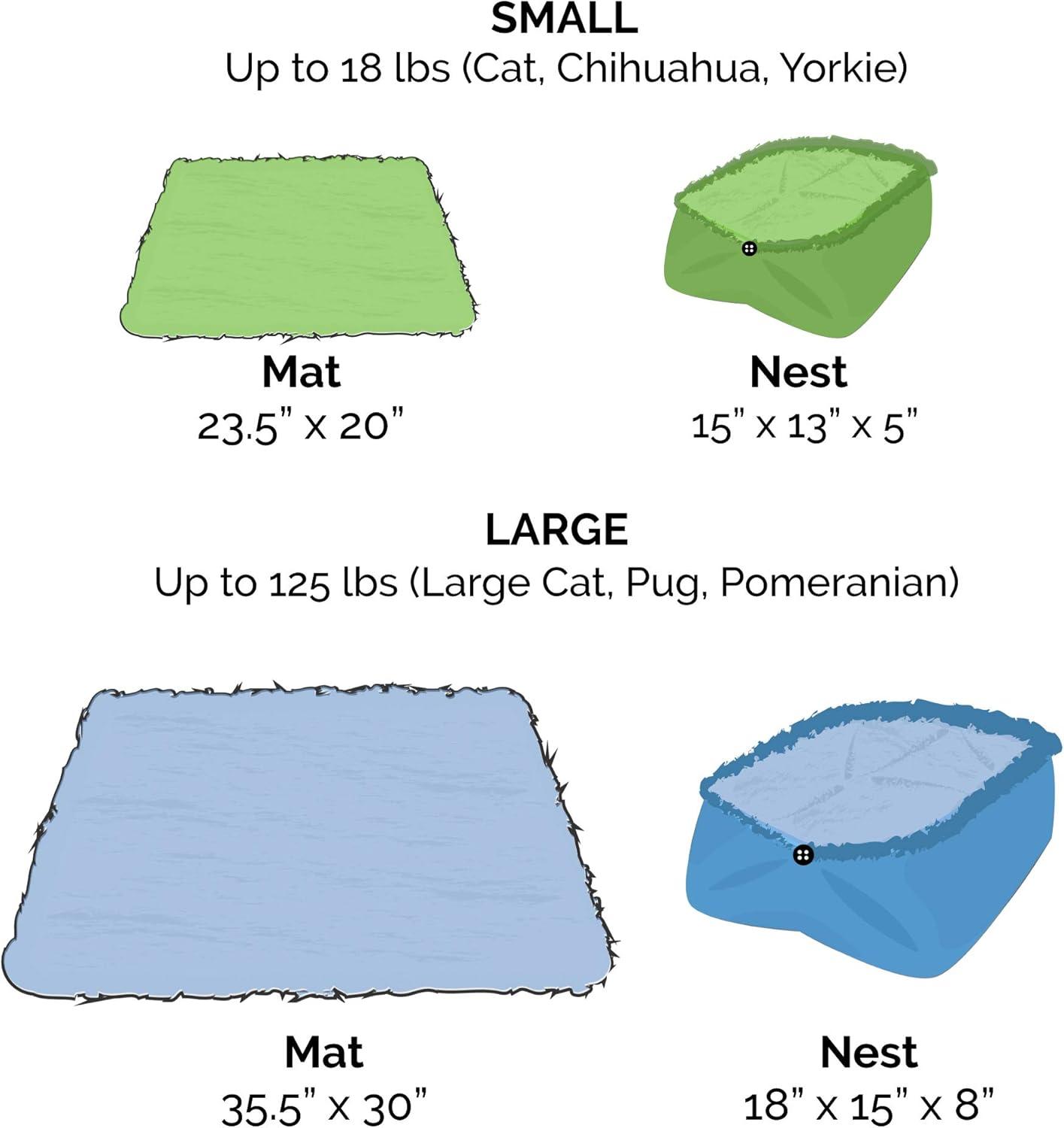 imageFurhaven SelfWarming Cat Bed for Indoor Cats 4Bedsin1 ampamp Washable Plush Long Faux Fur Convertible Cuddler Silver Large
