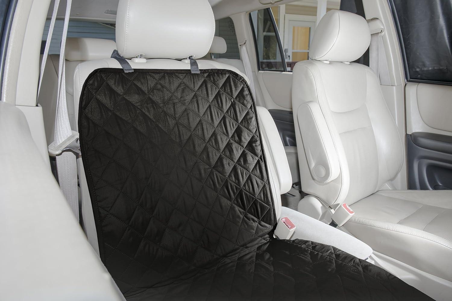 imageFurhaven Universal WaterResistant Quilted Single Car Seat Protector Black One Size
