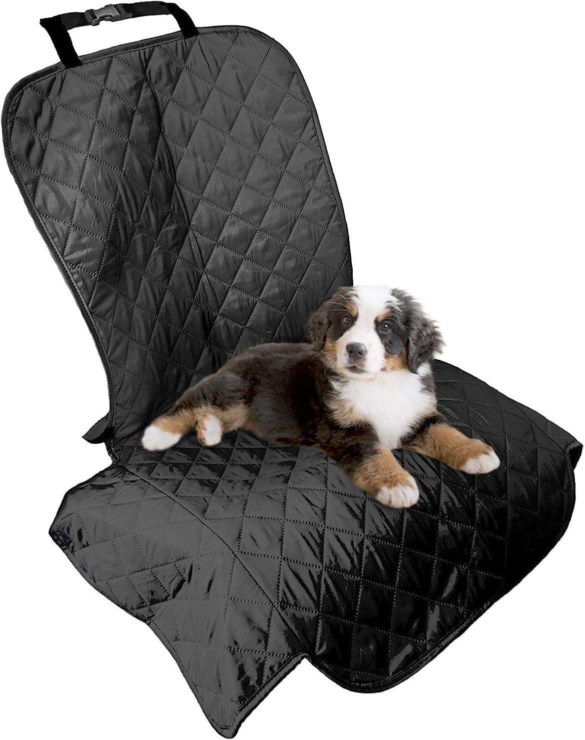 imageFurhaven Universal WaterResistant Quilted Single Car Seat Protector Black One Size