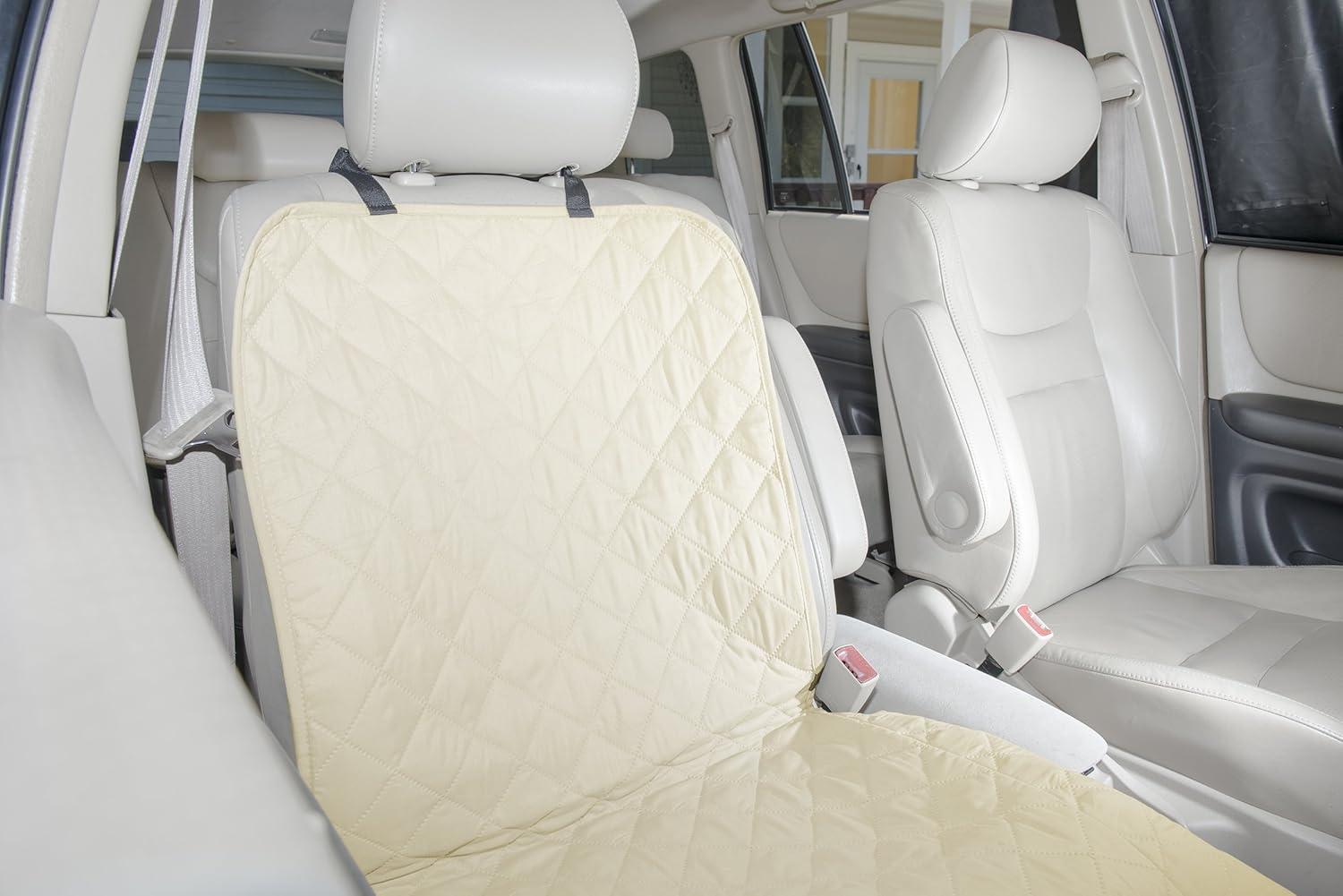 imageFurhaven Universal WaterResistant Quilted Single Car Seat Protector Clay One Size