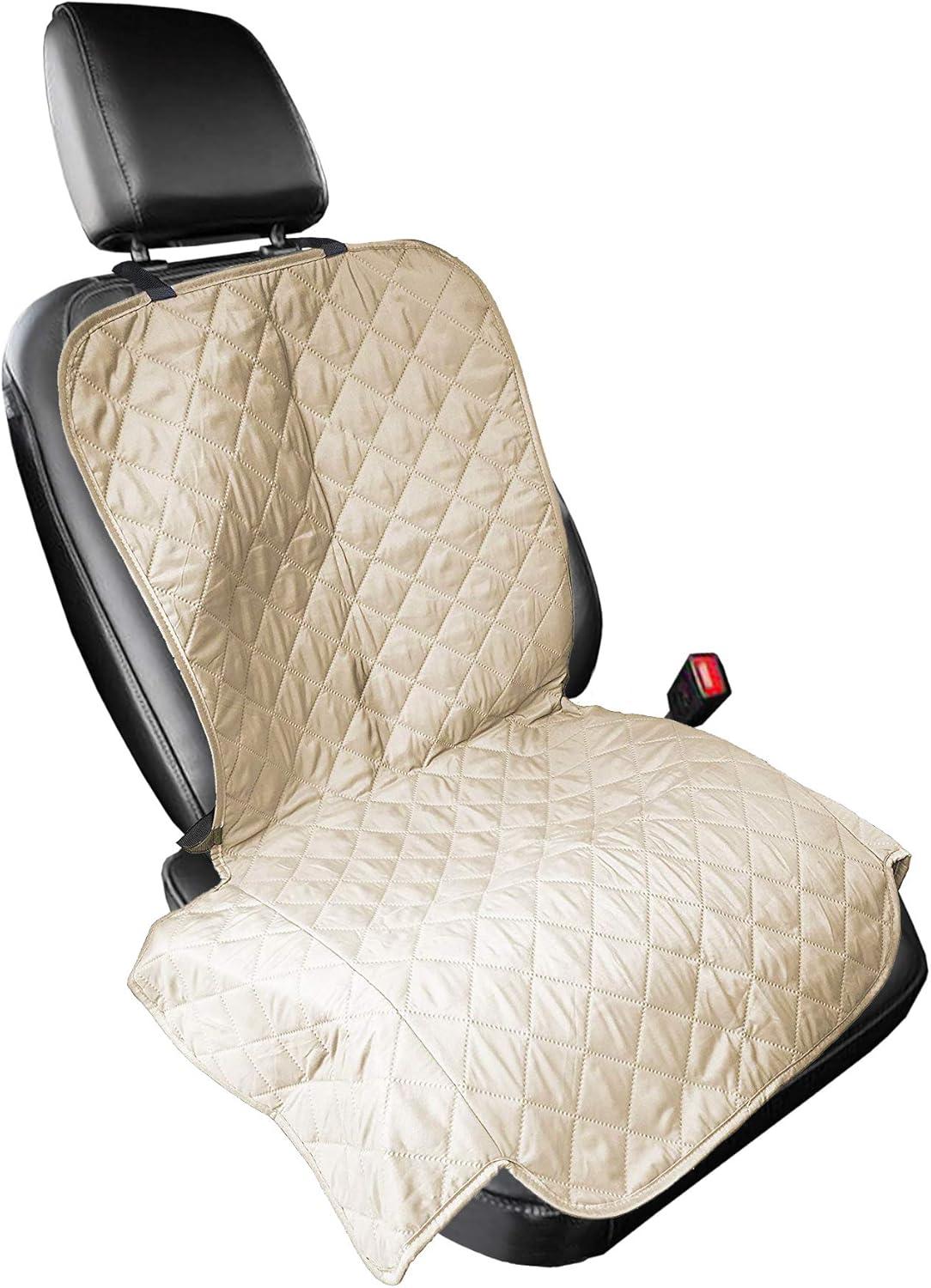 imageFurhaven Universal WaterResistant Quilted Single Car Seat Protector Clay One Size