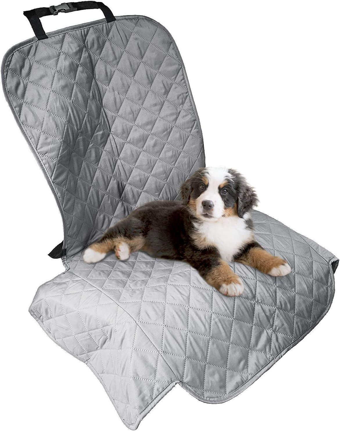 imageFurhaven Universal WaterResistant Quilted Single Car Seat Protector Gray One Size