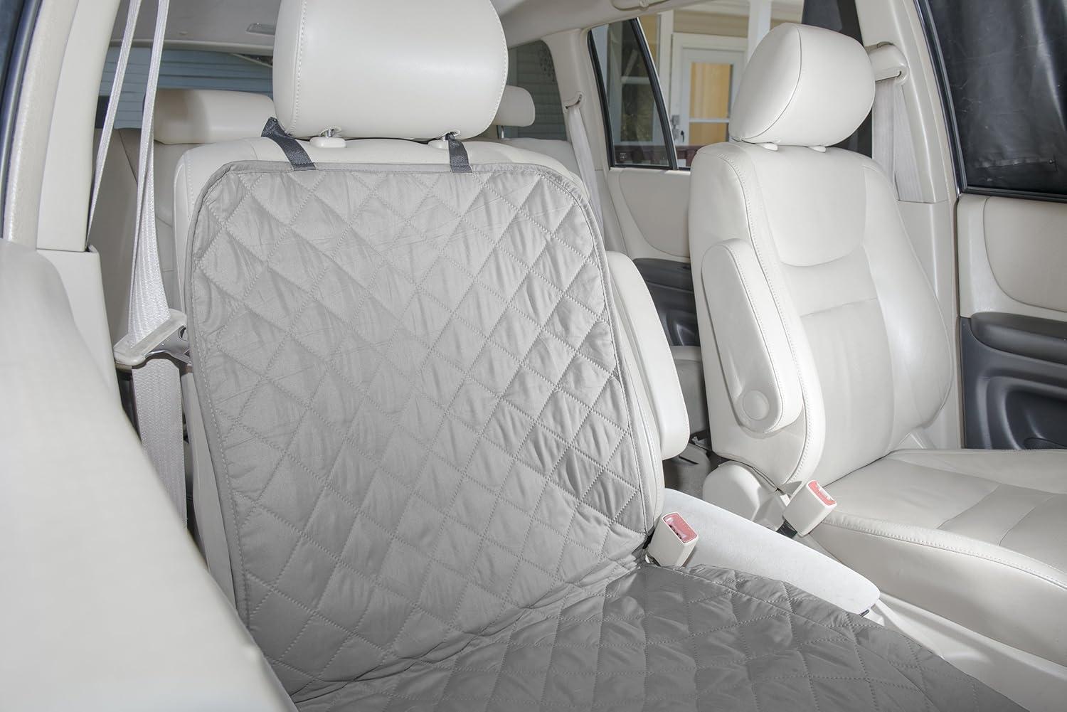 imageFurhaven Universal WaterResistant Quilted Single Car Seat Protector Gray One Size