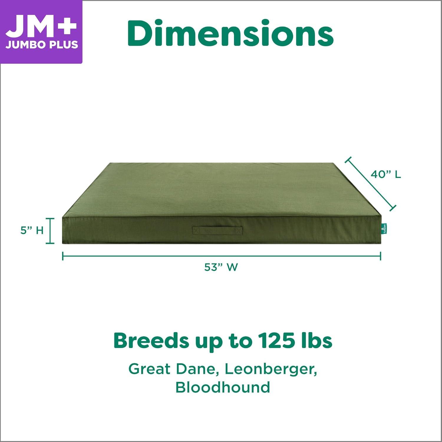 imageFurhaven WaterResistant Cooling Gel Dog Bed for MediumSmall Dogs w Removable Washable Cover For Dogs Up to 35 lbs IndoorOutdoor Logo Print Oxford Polycanvas Mattress Stone Gray MediumGreen
