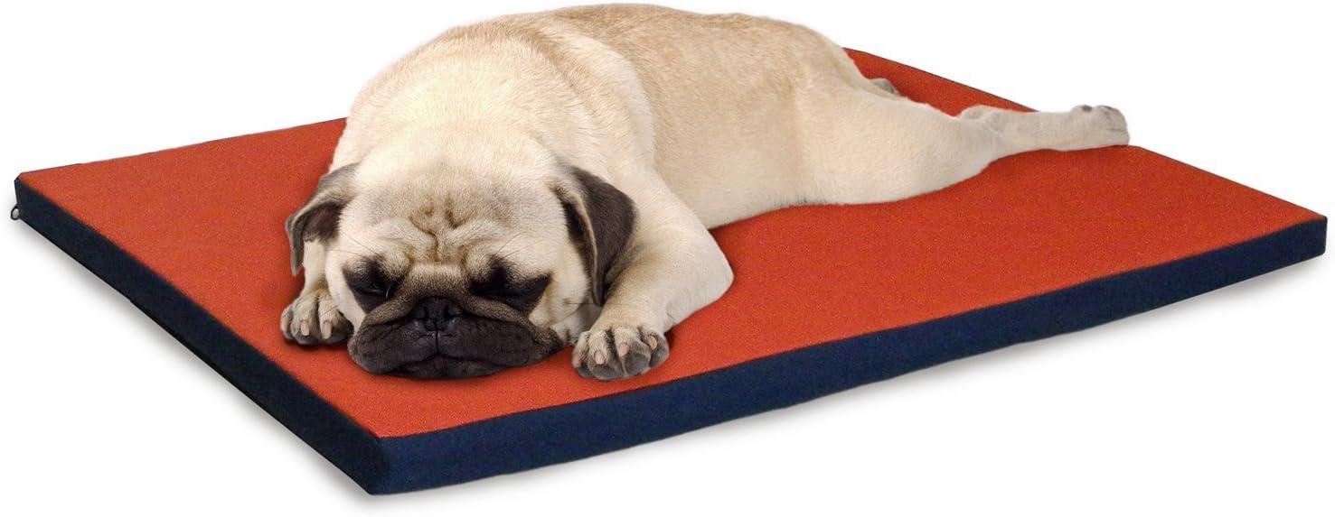 imageFurhaven WaterResistant Dog Bed for Extra Small Dogs w Removable Washable Cover Perfect for Crates ampamp Kennels For Dogs Up to 12 lbs TwoTone Reversible Crate Pad GreenGray Extra SmallGreenGray