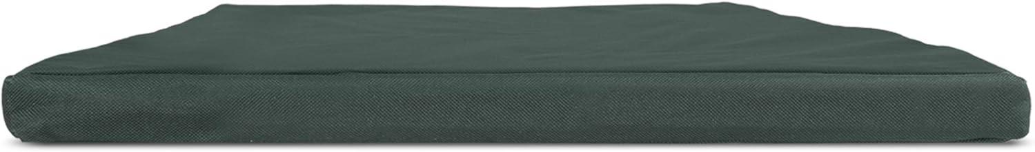 imageFurhaven WaterResistant Dog Bed for Extra Small Dogs w Removable Washable Cover Perfect for Crates ampamp Kennels For Dogs Up to 12 lbs TwoTone Reversible Crate Pad GreenGray Extra SmallGreenGray