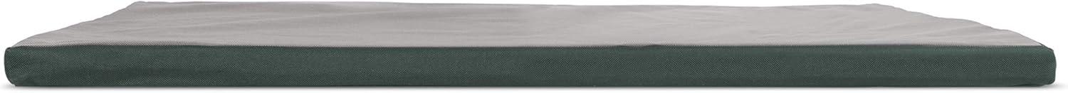 imageFurhaven WaterResistant Dog Bed for Extra Small Dogs w Removable Washable Cover Perfect for Crates ampamp Kennels For Dogs Up to 12 lbs TwoTone Reversible Crate Pad GreenGray Extra SmallGreenGray