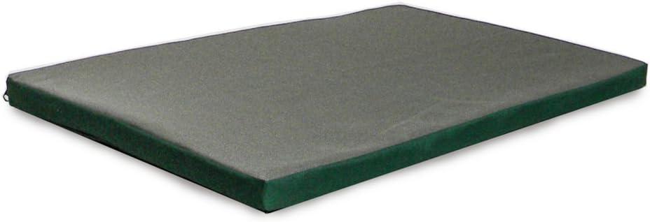 imageFurhaven WaterResistant Dog Bed for Extra Small Dogs w Removable Washable Cover Perfect for Crates ampamp Kennels For Dogs Up to 12 lbs TwoTone Reversible Crate Pad GreenGray Extra SmallGreenGray