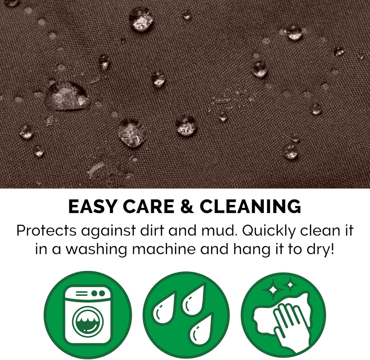 imageFurhaven Waterproof ampamp NonSlip XL SofaCouch Cover Protector for Dogs Cats ampamp Children Quilted Paw Print Living Room Furniture Cover Gray XLarge SofaEspresso