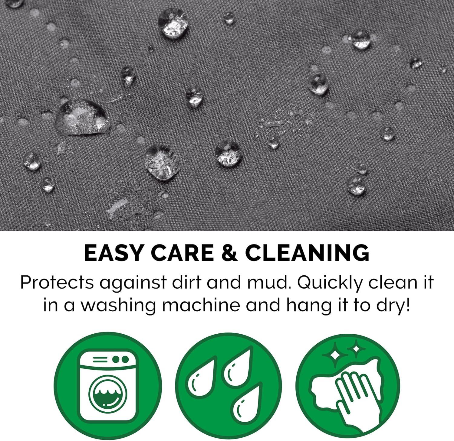 imageFurhaven Waterproof ampamp NonSlip XL SofaCouch Cover Protector for Dogs Cats ampamp Children Quilted Paw Print Living Room Furniture Cover Gray XLarge SofaGrey