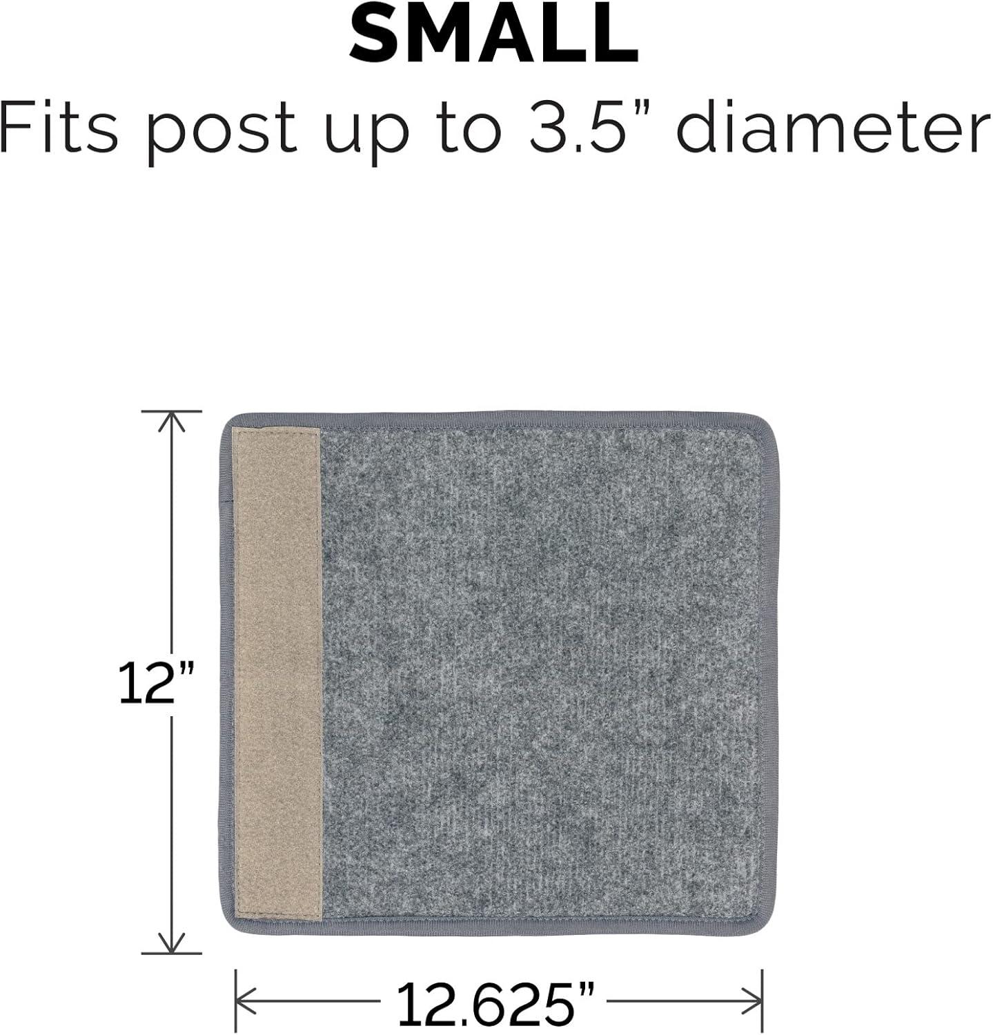 imageFurhaven Wrap Around Scratching Post Cover for Indoor Cats Fits Posts Up to 35quot Diameter Durable ampamp Less Mess Tiger Tough Carpet Scratch Mat Cream Extra LargeXLScratch Post Cover Gray