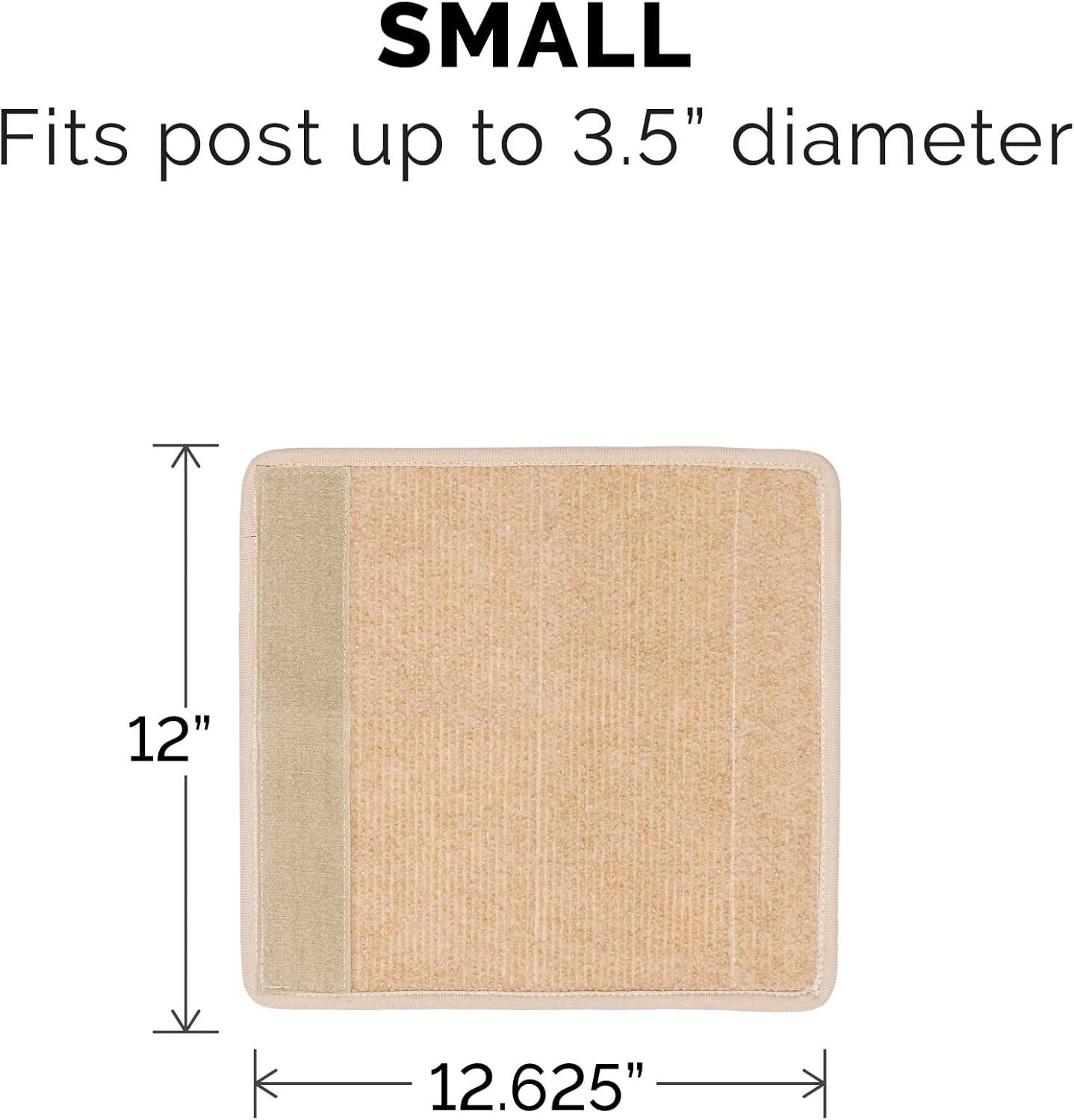 imageFurhaven Wrap Around Scratching Post Cover for Indoor Cats Fits Posts Up to 35quot Diameter Durable ampamp Less Mess Tiger Tough Carpet Scratch Mat Cream Extra LargeXLScratch Post Cover Cream