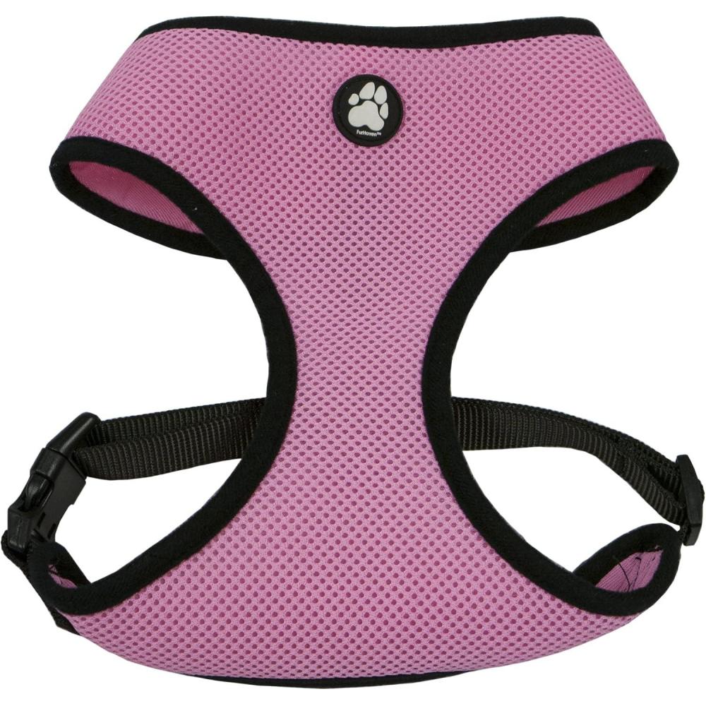 imageFurhaven Adjustable Padded Mesh Dog Harness Pink Medium