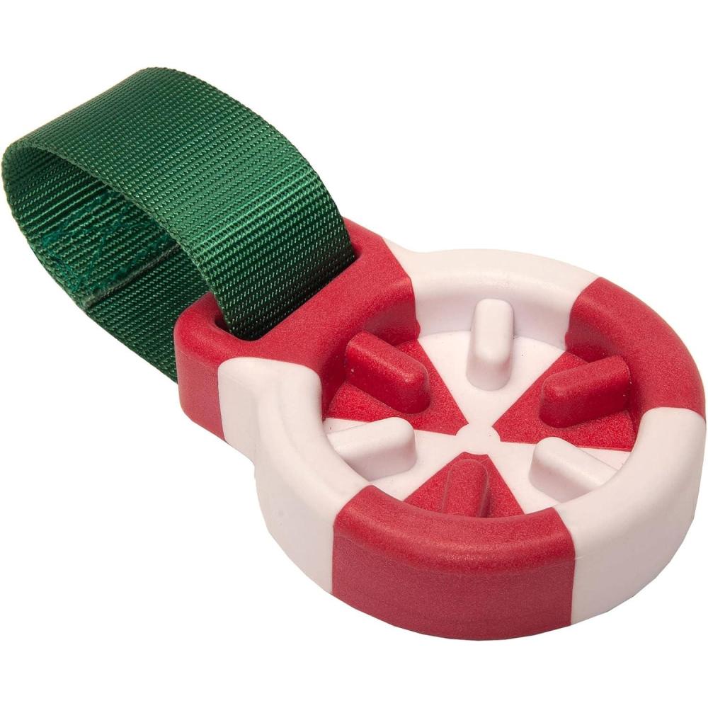 imageFurhaven Slow Feeder Fillable Dog Toy for Wet ampamp Frozen Foods Washable ampamp Fridge Friendly w Durable Webbing for Toss ampamp Fetch Winter Wonder Mint Feeding Puck Peppermint One SizeOne Size