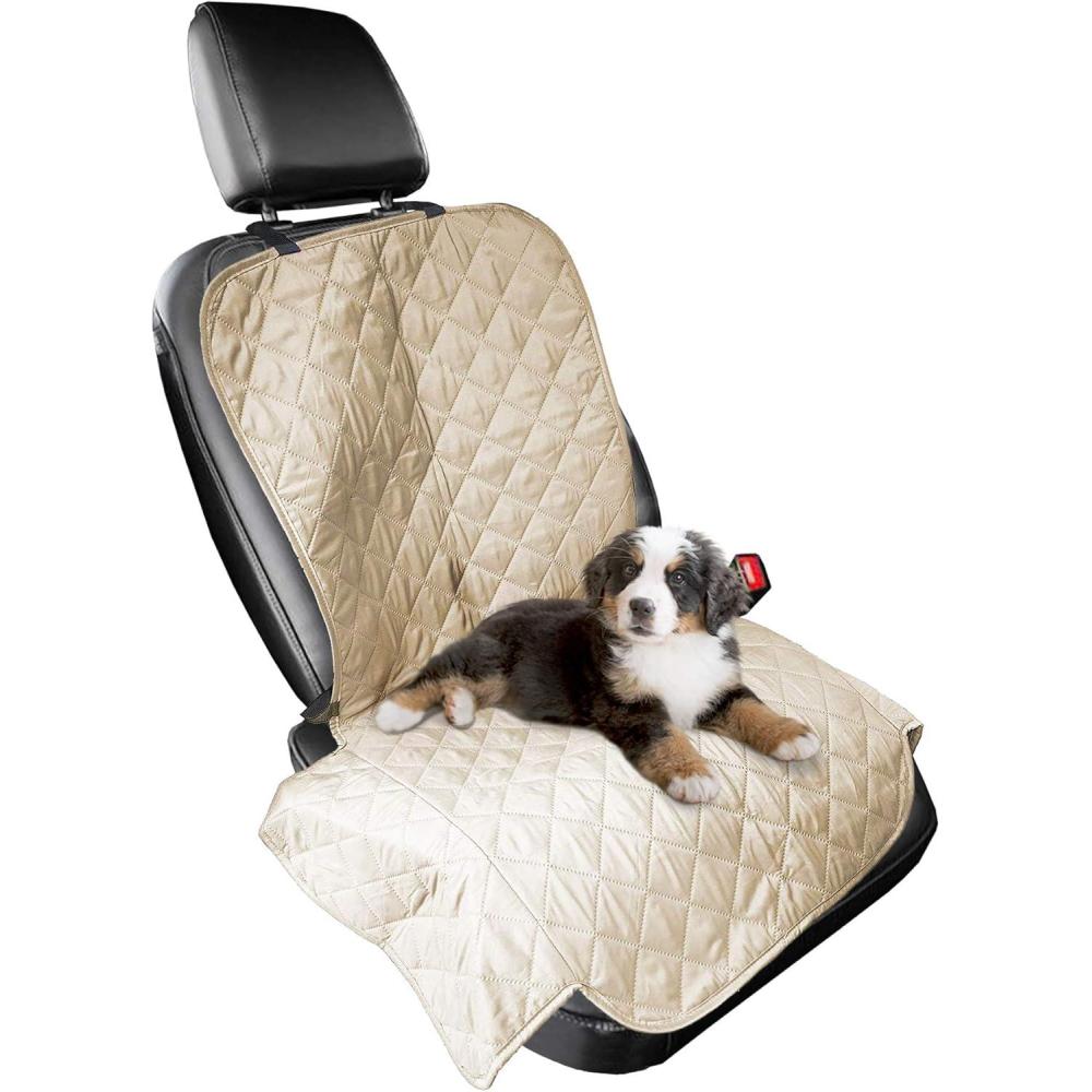 imageFurhaven Universal WaterResistant Quilted Single Car Seat Protector Clay One Size