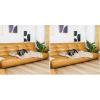 (Long Faux Fur) Taupe (Pack of 2)