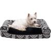 (Plush & Southwest Kilim Decor) Black Medallion