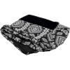 (Plush & Southwest Kilim Decor) Black Medallion