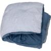 Pillow Top - Minky Plush & Suede (Stonewash Blue)