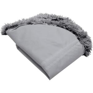 FurHaven Replacement Dog Bed Cover, Long Faux Fur for Calming Cuddlers, Machine Washable, Customizable Filling, Jumbo XL, Gray(Long Faux Fur (Gray))