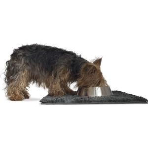 Furhaven 60″ x 48″ Highly Absorbent Dog Door Mat for Muddy Paws, 100% Washable, Perfect for Entryway, Kitchen, & Bathroom Use – Chenille Shammy Rug – Charcoal (Gray), Jumbo Plus/XXXL(Charcoal (Gray))