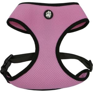 Furhaven Adjustable Padded Mesh Dog Harness – Pink, Large