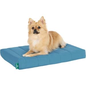 Furhaven Orthopedic Dog Bed for Large Dogs w/ Removable Washable Cover, For Dogs Up to 95 lbs – Ultra Plush Faux Fur & Suede Mattress – Gray, Jumbo/XL(Lagoon)