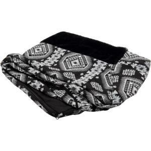 Furhaven Replacement Dog Bed Cover Plush & Southwest Kilim Décor Sofa-Style, Machine Washable – Desert Brown, Jumbo Plus (XX-Large)((Plush & Southwest Kilim Decor) Black Medallion)