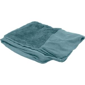 Furhaven Replacement Dog Bed Cover Plush & Suede Sofa-Style, Machine Washable – Deep Pool, Jumbo Plus (XX-Large)