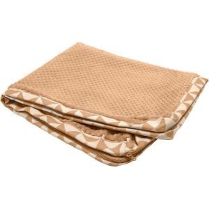 Furhaven Replacement Dog Bed Cover Water-Resistant Indoor/Outdoor Logo Print Oxford Polycanvas Mattress, Washable – Deep Lagoon, Jumbo (X-Large)(Plush & Kilim (Pyramid Latte))